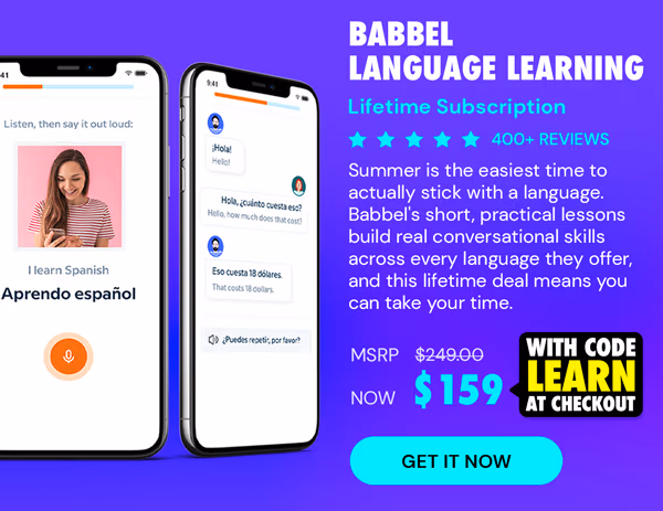 Babbel Language Learning: Lifetime Subscription (All Languages)