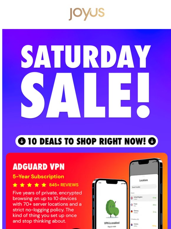 Saturday Feeling: 10 Deals to Shop Right Now! 🤩