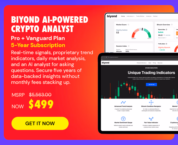 Biyond AI-Powered Crypto Analyst: 5-Year Subscription (Pro + Vanguard Plan)