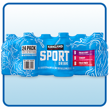 Kirkland Signature Sport Drink Variety Pack, 12 fl oz, 24-Count