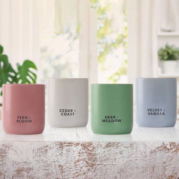 Bellevue Luxury Candles, 10 oz Ceramic, 4-Pack