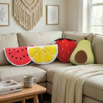 Fruit Shaped Decorative Pillow