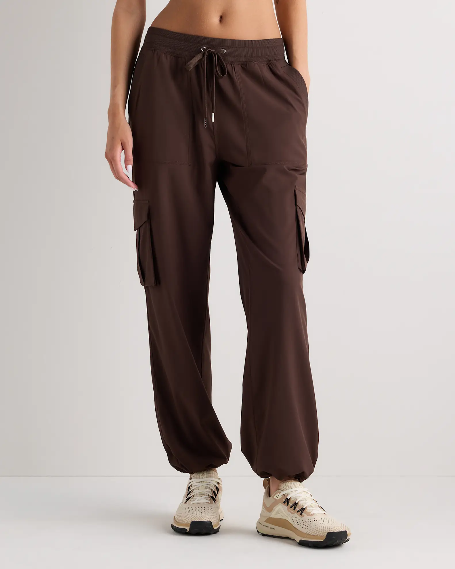 Performance Tech Cargo Mid-Rise Pants