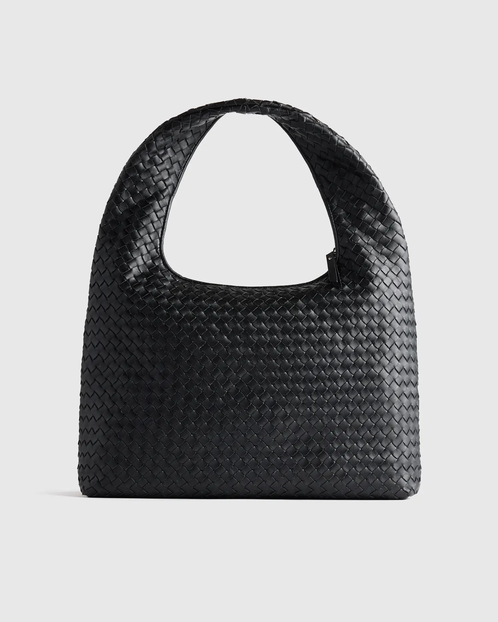 Italian Leather Handwoven Shoulder Bag