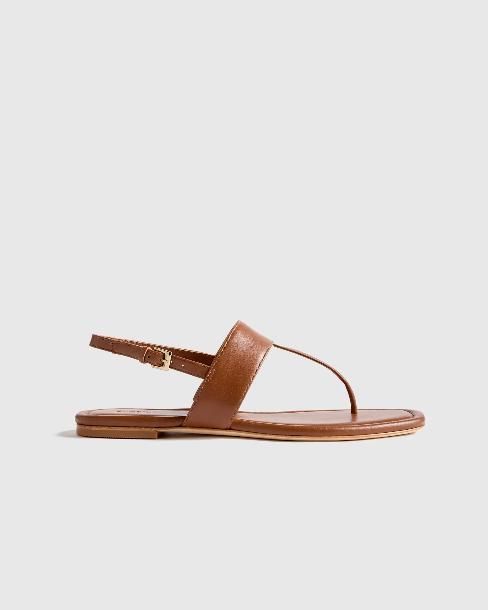 Italian Leather T-Strap Sandal
