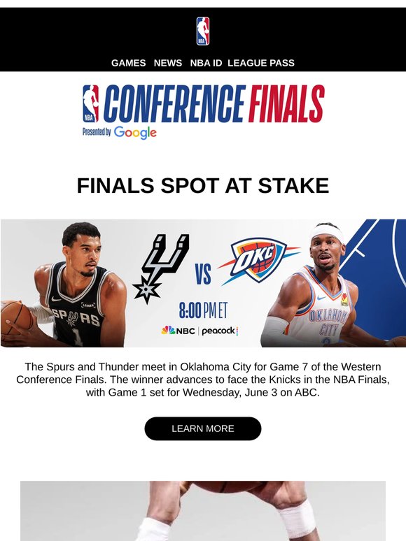 Game 7 Tonight on NBC