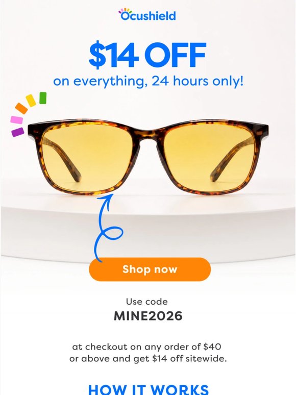 Psst… $14 off is waiting for you 👀