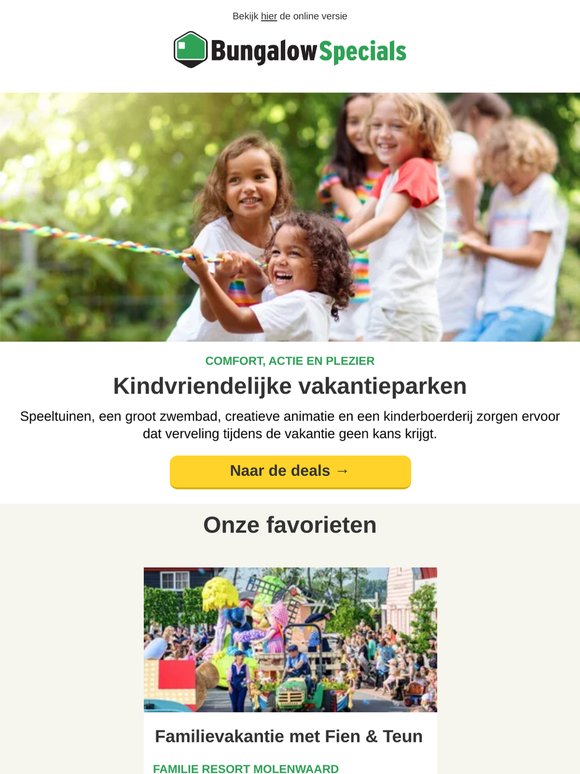 Gezinnen genieten op deze vakantieparken 👀