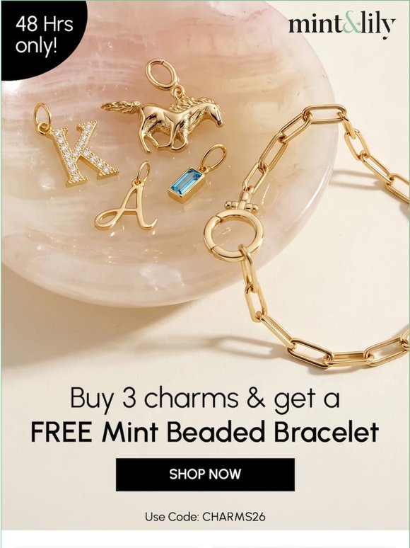Surprise! A FREE bracelet is on us 💛