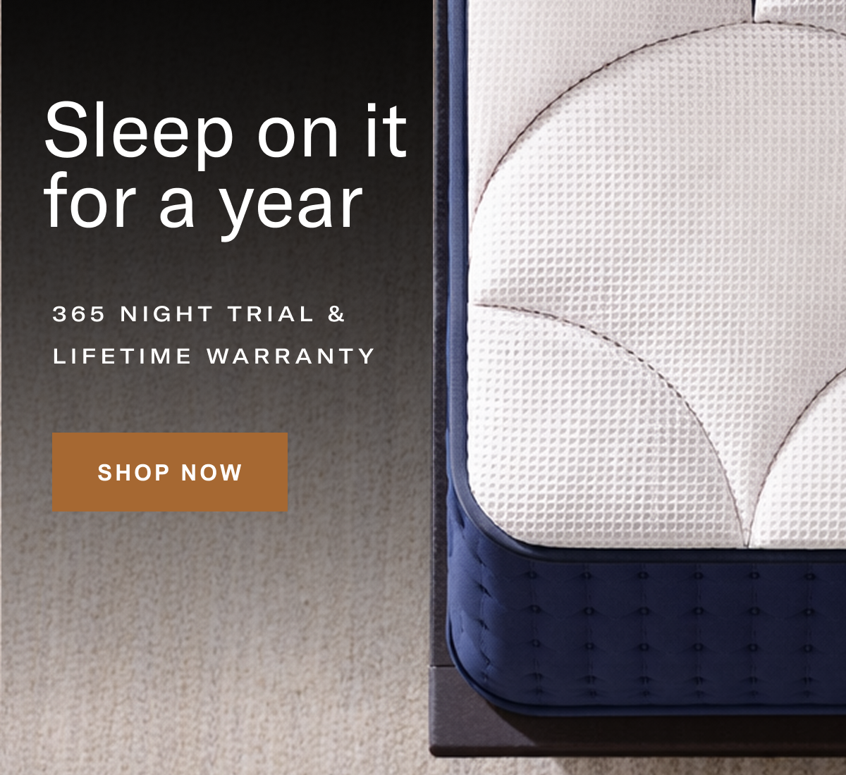 Sleep on it for a year.