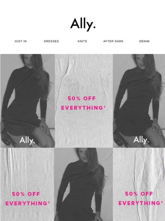 PSA 🚨 It’s 50% OFF Everything!