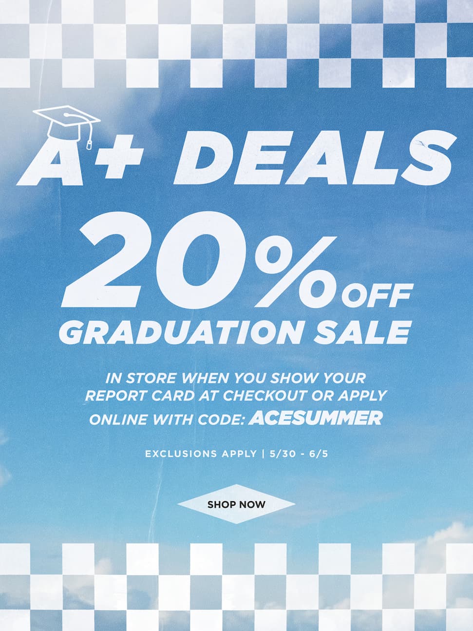 A+ Deals - Used Code ACESUMMER