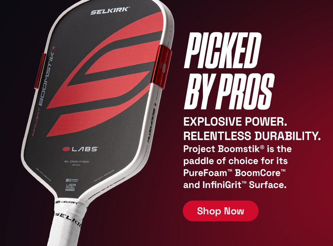 EXPLOSIVE POWER. RELENTLESS DURABILITY.Project Boomstik® is the paddle of choice for its PureFoam™ BoomCore™ and InfiniGrit™ Surface.
