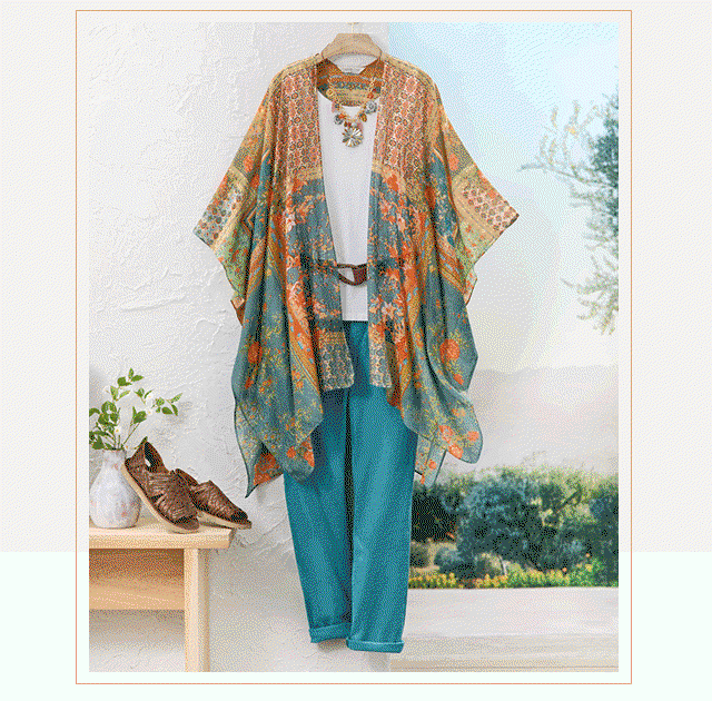 Breezy Boho outfits GIF