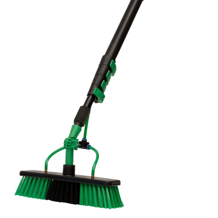 Hammersmith Reinigungsbesen «AquaClean Deluxe», 2in1 mit Wasserdurchlauf und Teleskopstiel , schwarz