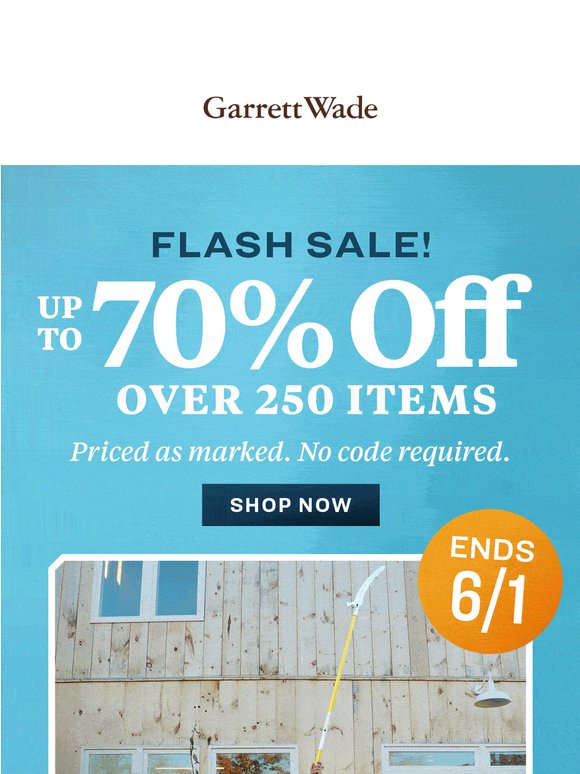 [Ends Monday] 70% off!