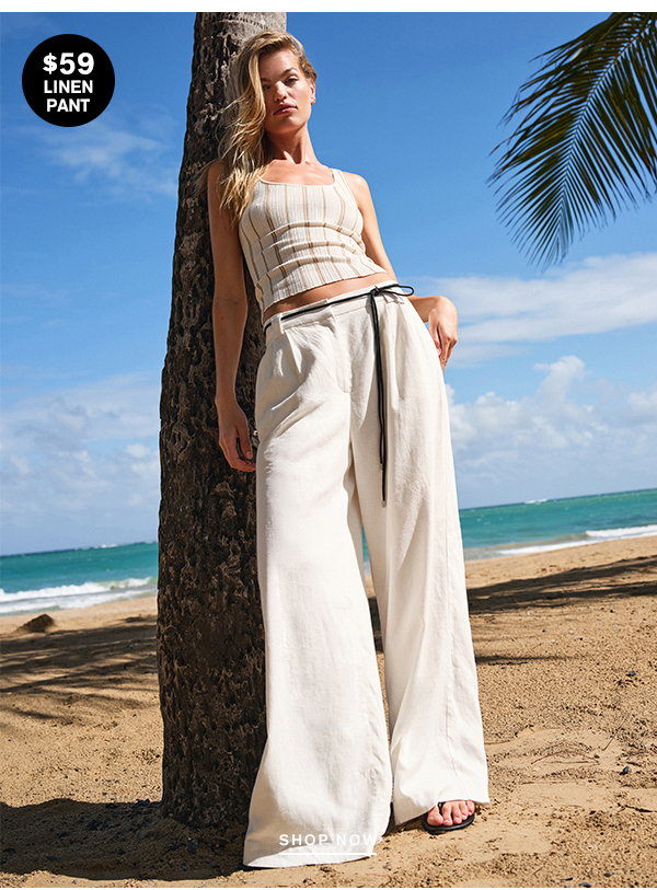 Womens Linen Pant