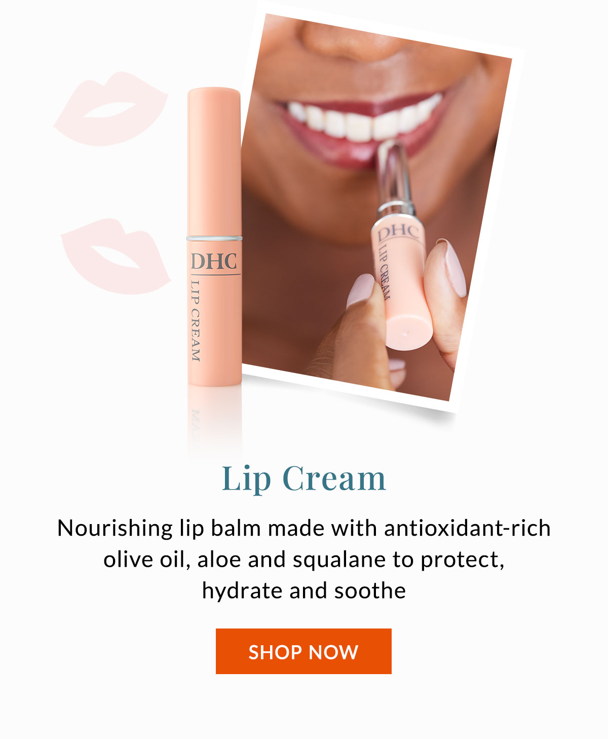 Lip Cream protects, hydrates and soothes lips
