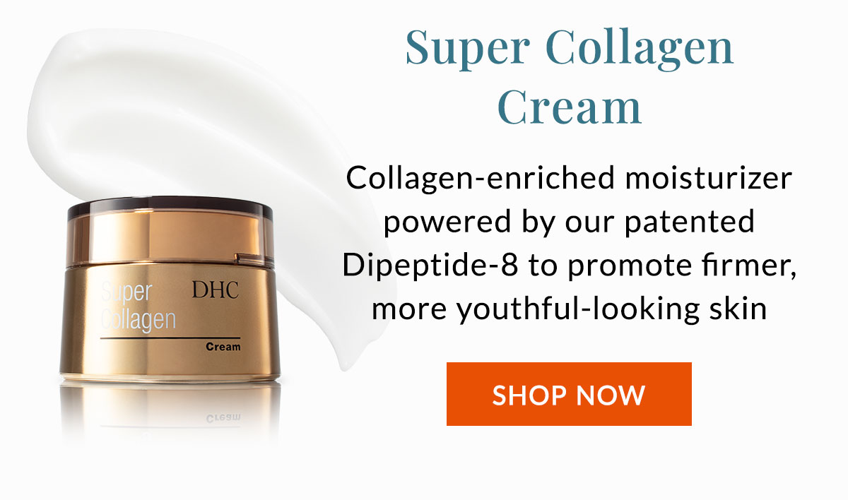 Super Collagen Cream promotes firmer, more youthful-looking skin