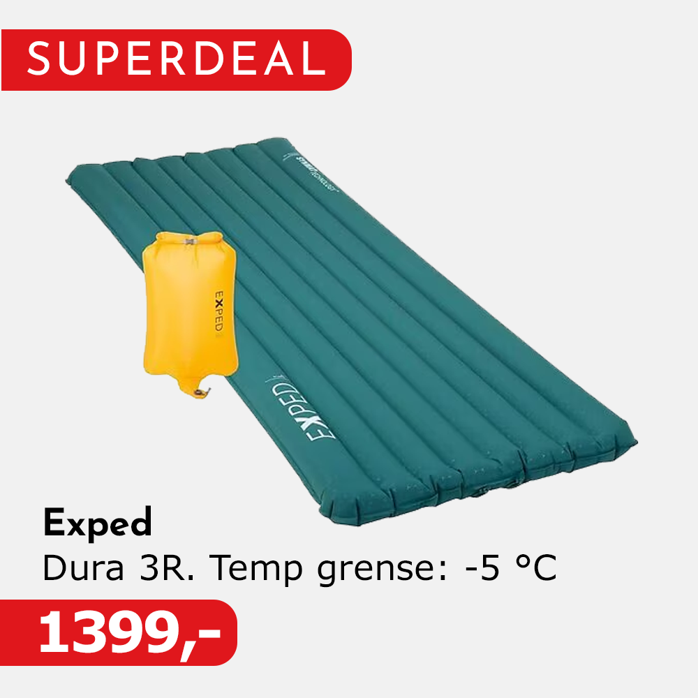 Exped Dura 3R Temp grense: -5 °C