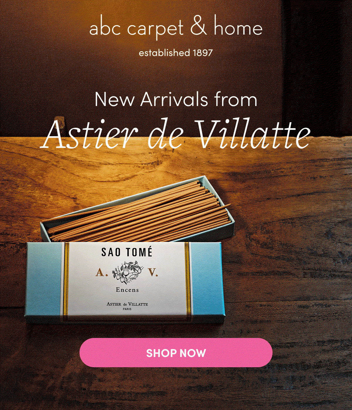 Astier de Villatte Istanbul Collection and Sao Tomé Incense with Burners