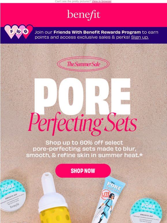 Save up to 60% off summer skin care sets!