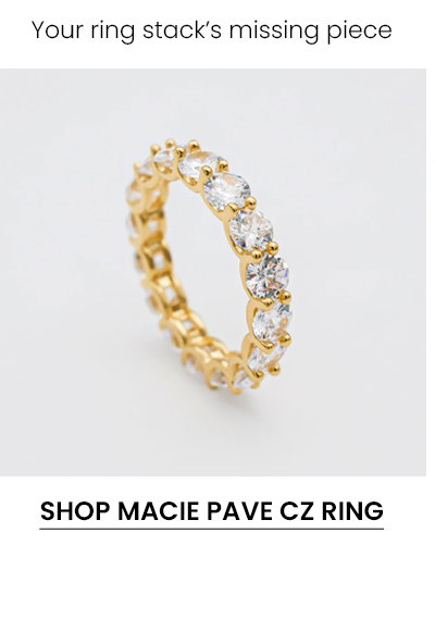 MACIE PAVE CZ RING