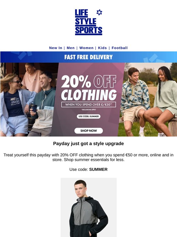 Get 20% Off Clothing Online and In-Store Now ☀️