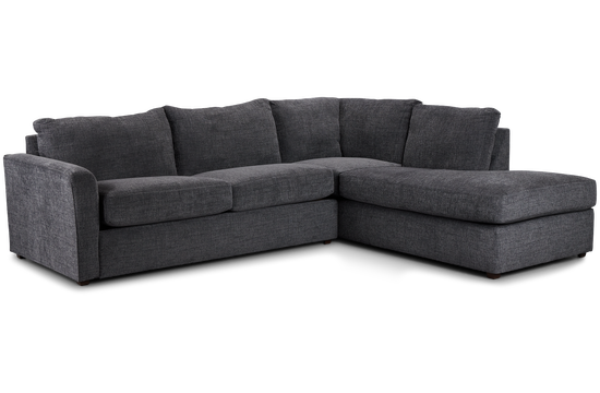 Maxie Dark Gray Micro Small Right Bumper Sectional