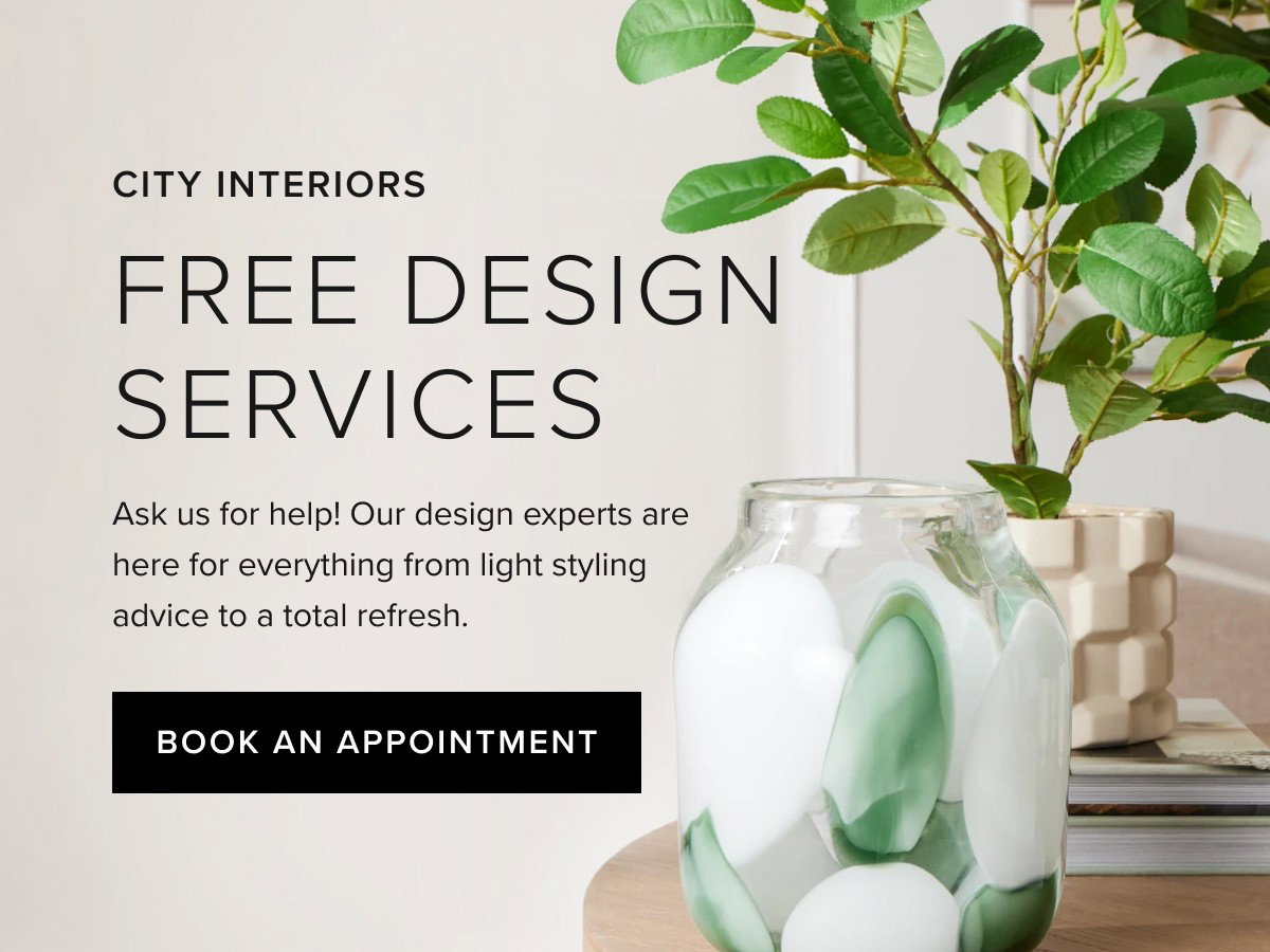 City Interiors. Meet one-on-one with a designer. Book an appointment
