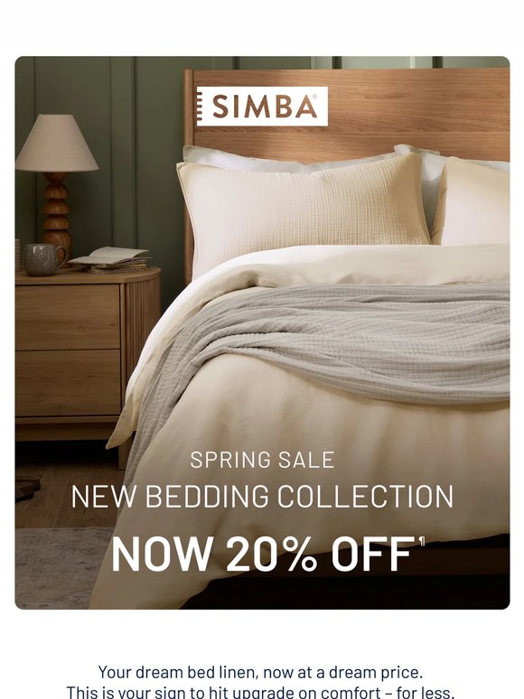 NEW bed linen now 20% OFF! 👀
