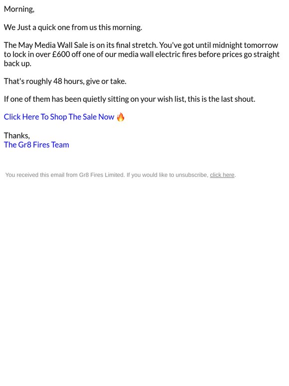 Only 48 hours left to save over £600!