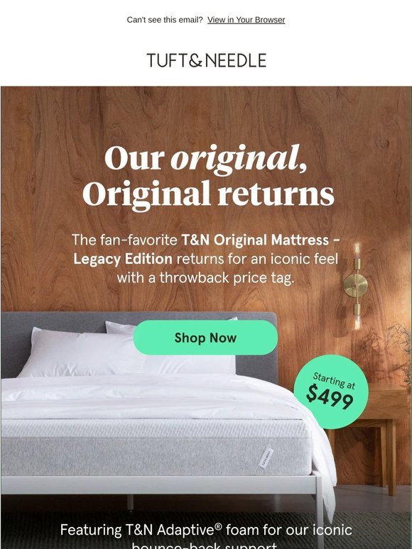 We’re bringing Original back. (You’re welcome!)