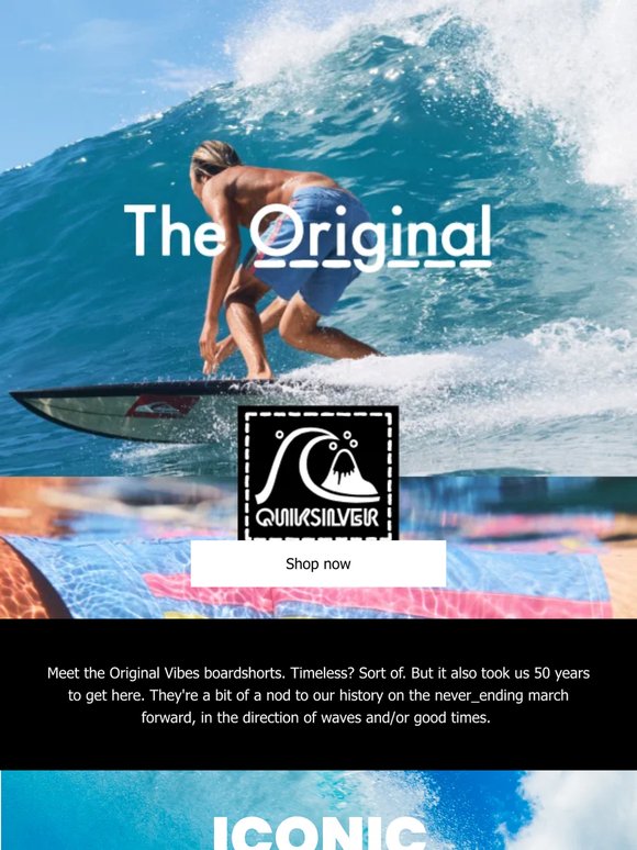 An iconic pair of boardshorts