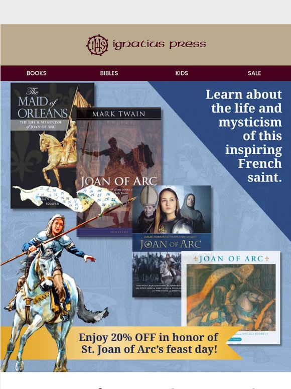 Celebrating St. Joan of Arc Today! ✝️