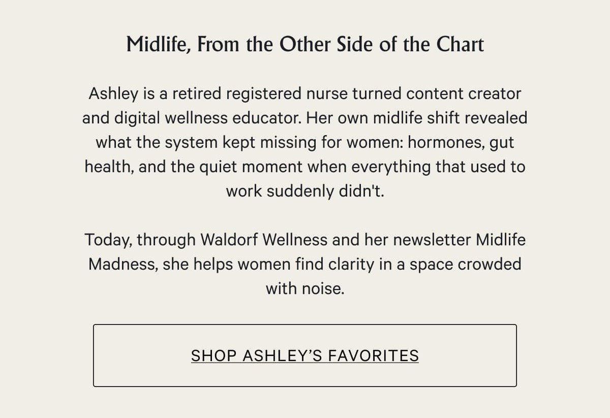 Midlife, From the Other Side of the Chart