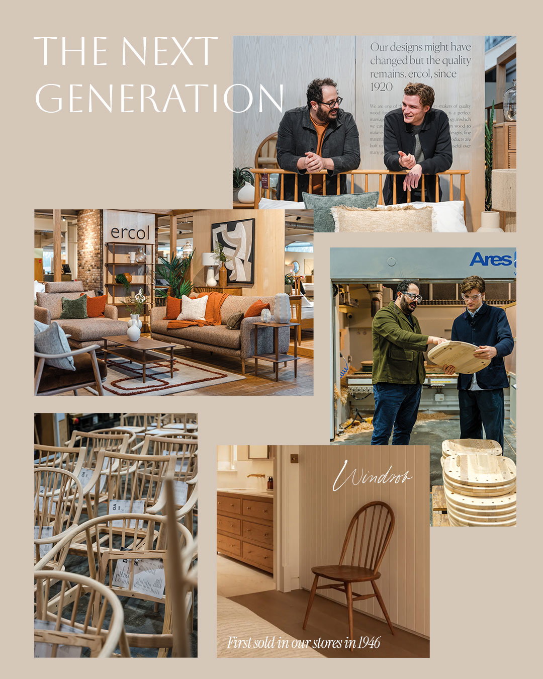 George Barker visits the ercol factory,