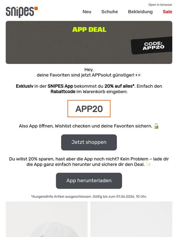 App Deal: -20% 🔥