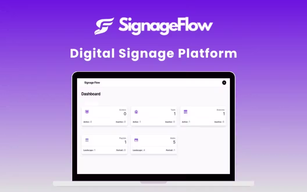 SignageFlow – Digital Signage Platform | Lifetime Access