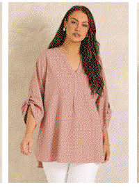 EVANS Curve Pink Utility Cotton Shirt