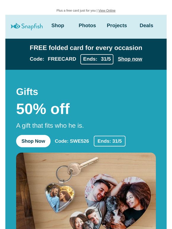 🐦 Early Bird savings: 50% off for Dad