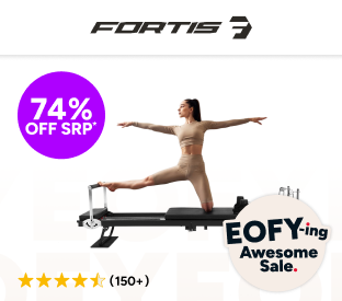 Fortis Foldable Pilates Reformer Machine Product Image