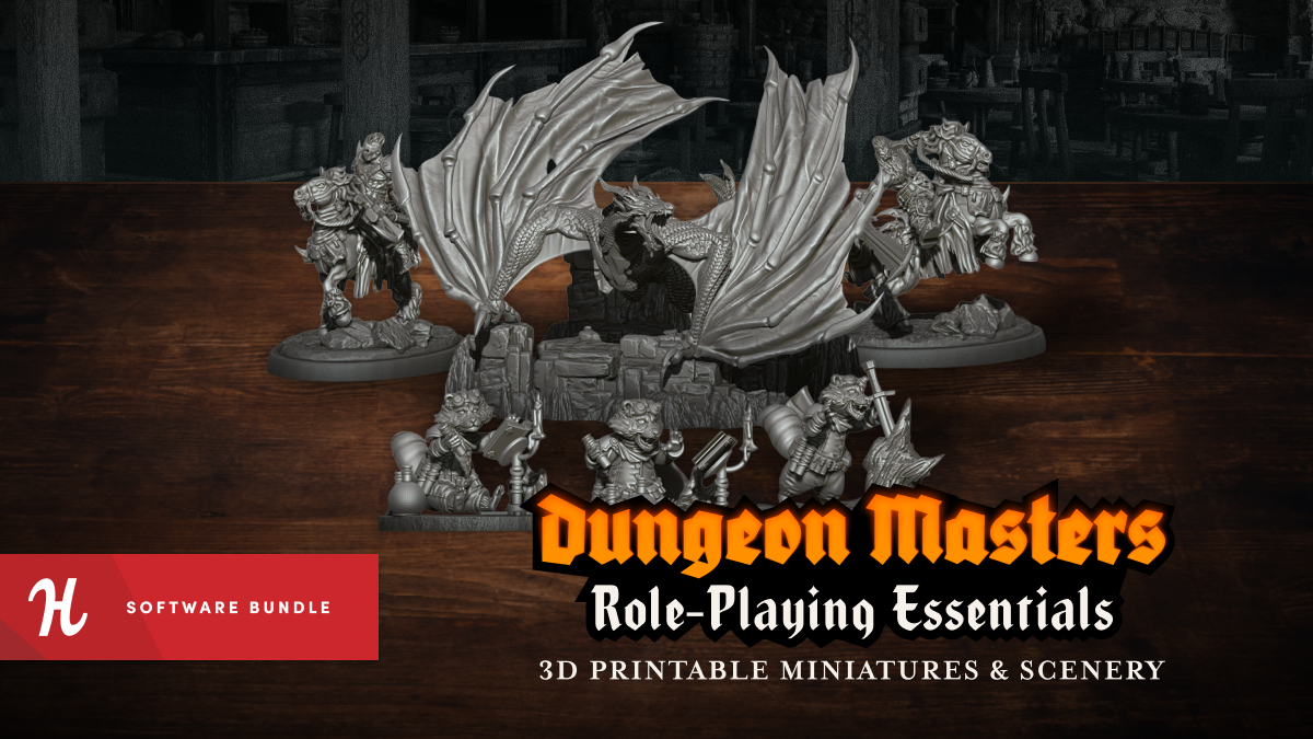 Unleash your creativity with 100+ magical and unique miniature figures and scenery templates for Dungeons & Dragons! 