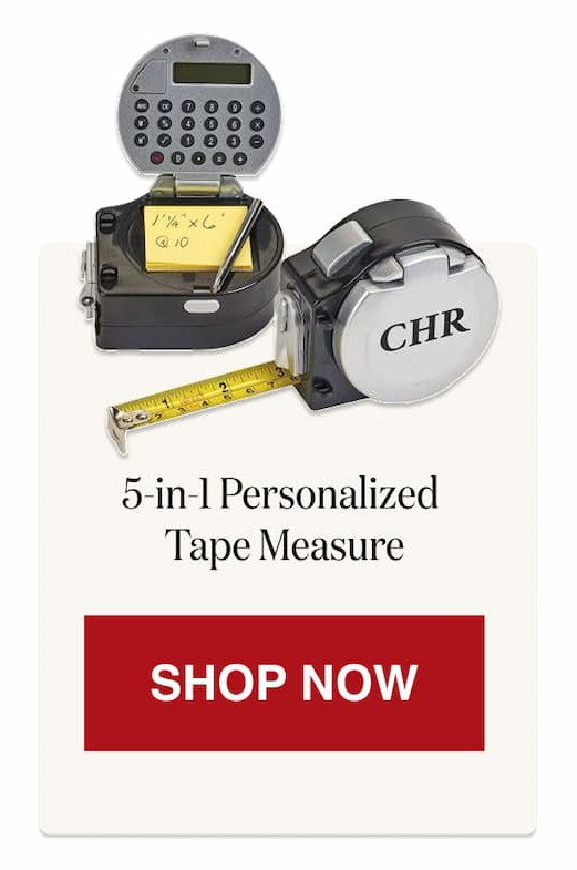 5-in-1 Personalized Tape Measure [Click here to Shop Now]