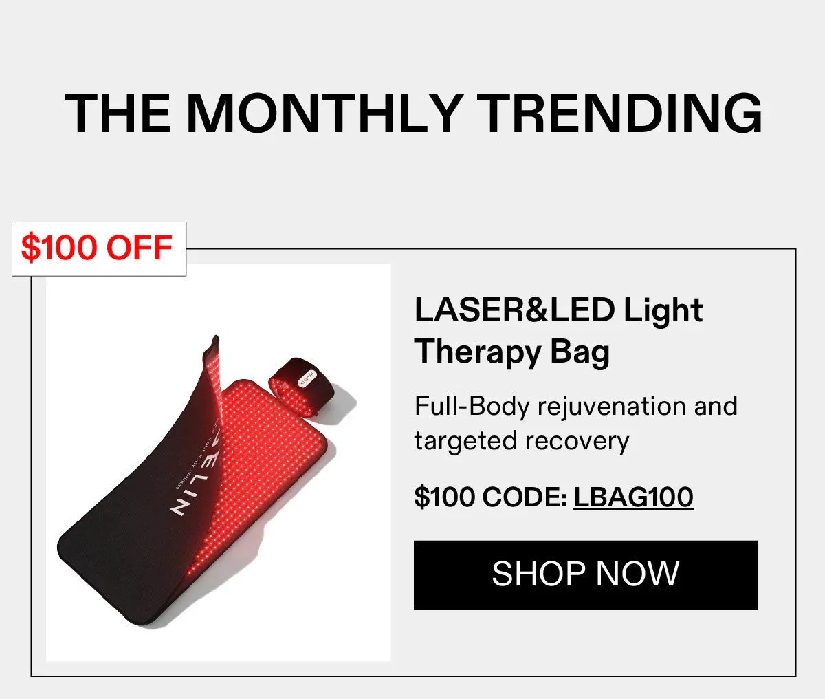 Laser&LED Light Therapy Bag