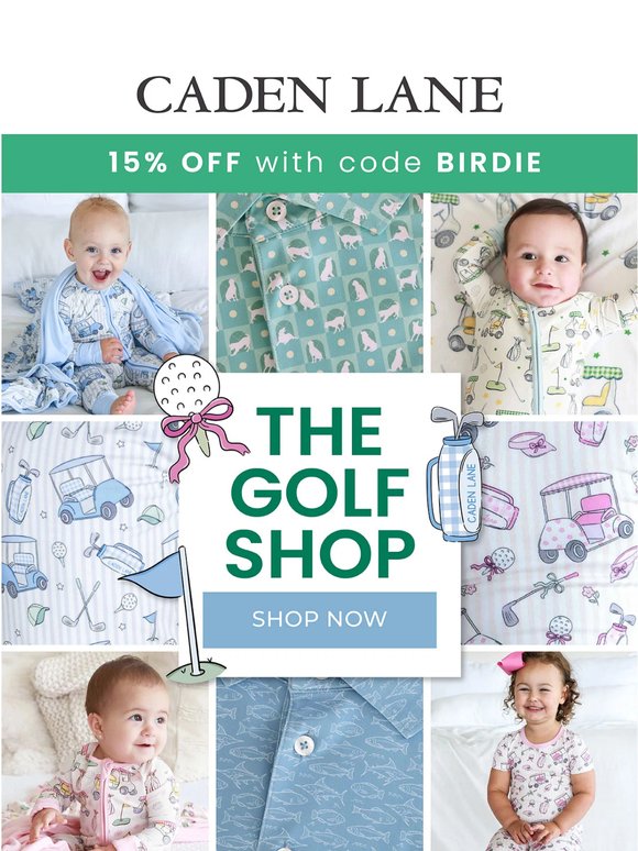 15% OFF the Golf Shop!