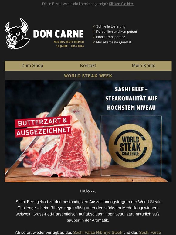 Sashi Beef ist zurück