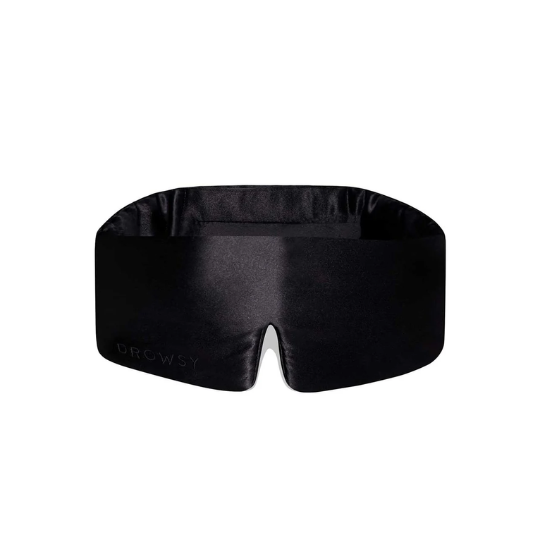 Image of Drowsy Silk Sleep Mask Black Jade