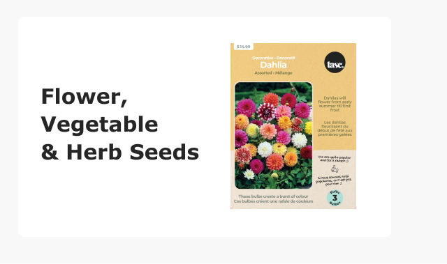 Flower, Vegetable & Herb Seeds.