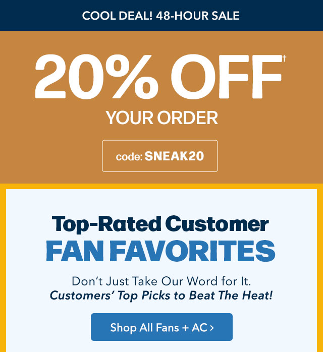 Shop Cooling/Fans